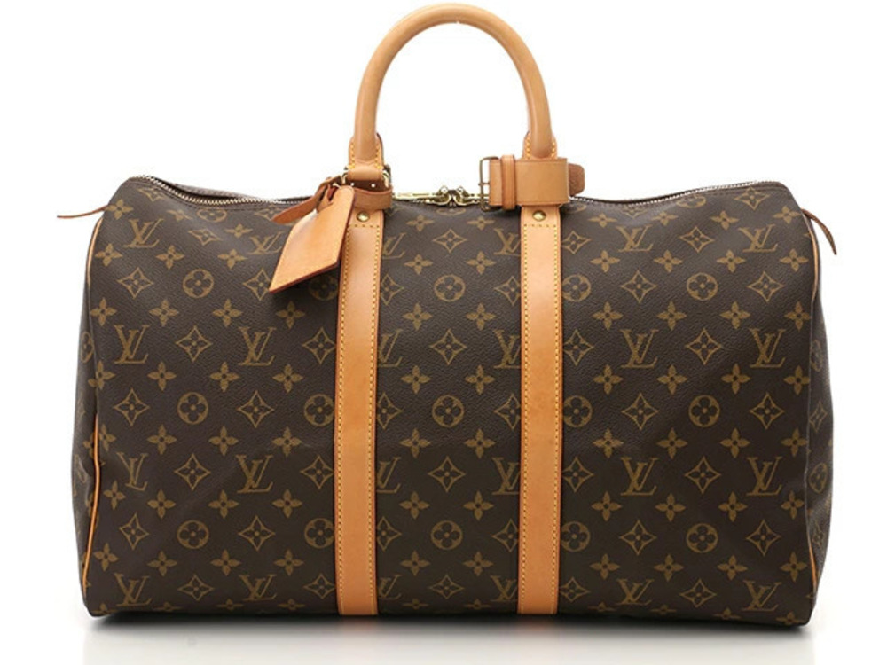 LOUIS VUITTON Keepall Boston Bag Monogram